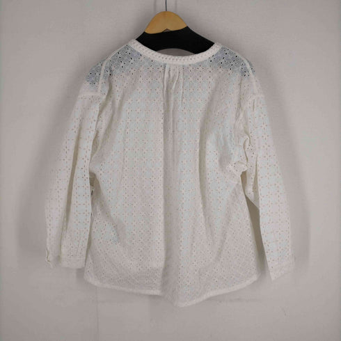 ザラ ZARA embroidered kaftan top レースブラウス レディース JPN:M
