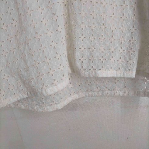ザラ ZARA embroidered kaftan top レースブラウス レディース JPN:M