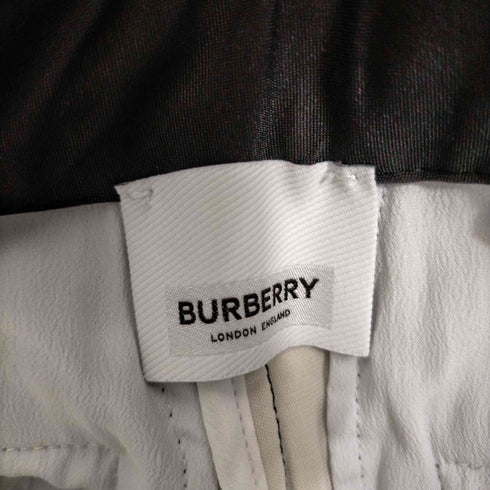 バーバリー BURBERRY ナイロン混 センターシームストレッチテーパードパンツ レディース EUR:38