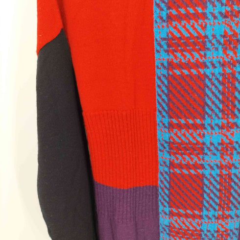 イッセイミヤケ ISSEY MIYAKE 13AW マルチカラー チュニック ニット レディース JPN:2