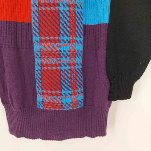 イッセイミヤケ ISSEY MIYAKE 13AW マルチカラー チュニック ニット レディース JPN:2