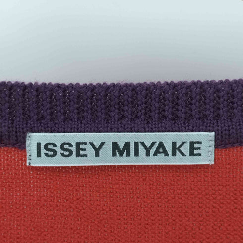 イッセイミヤケ ISSEY MIYAKE 13AW マルチカラー チュニック ニット レディース JPN:2