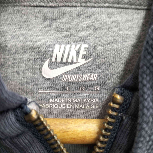 ナイキ NIKE ロゴ刺繍 ダブルジップパーカー メンズ JPN:L