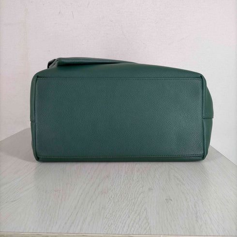 アンドシュエット &chouette 裏地チェックフェイクレザートートバッグ レディース