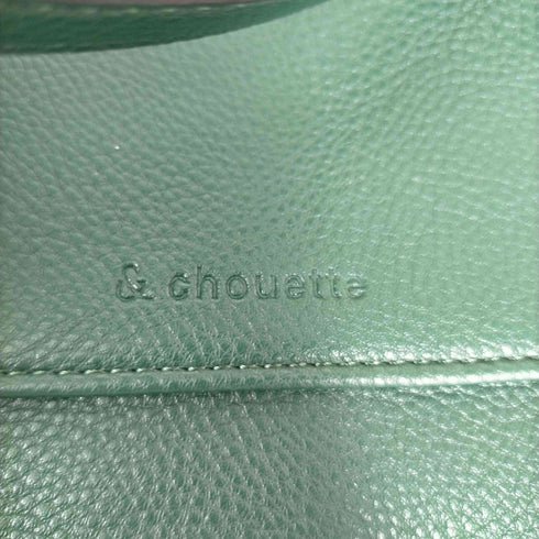 アンドシュエット &chouette 裏地チェックフェイクレザートートバッグ レディース