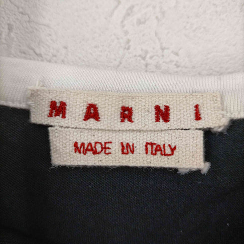 マルニ MARNI 21SS ロングワンピース クローバーパッチ レディース EUR:38