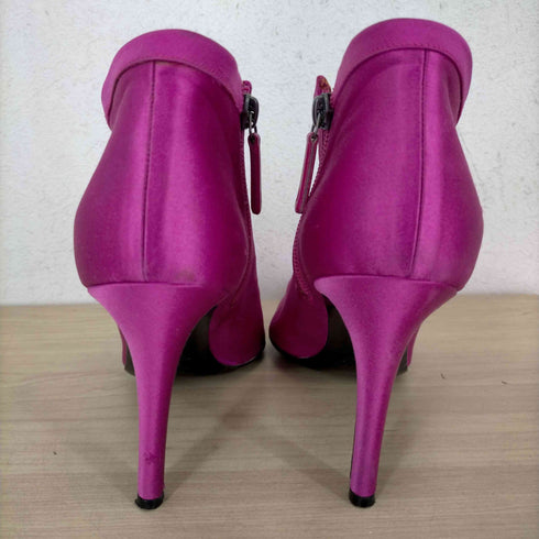 JUDITH LEIBER MADE IN ITALY ポインテッドトゥ サテンブーツ レディース 7B