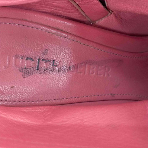 JUDITH LEIBER MADE IN ITALY ポインテッドトゥ サテンブーツ レディース 7B