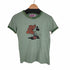 ビームス BEAMS ヴィンテージ加工 キャラクター染み込みプリント リンガーTシャツ レディース JPN:M