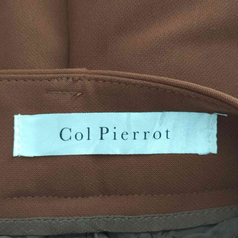 コルピエロ Col Pierrot 21AW サイドライン センタープレス ワイド パンツ レディース JPN:34