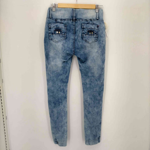 DENIMLAND 90S ワッペン スキニーデニムパンツ レディース JPN:L