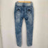 DENIMLAND 90S ワッペン スキニーデニムパンツ レディース JPN:L