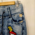 DENIMLAND 90S ワッペン スキニーデニムパンツ レディース JPN:L