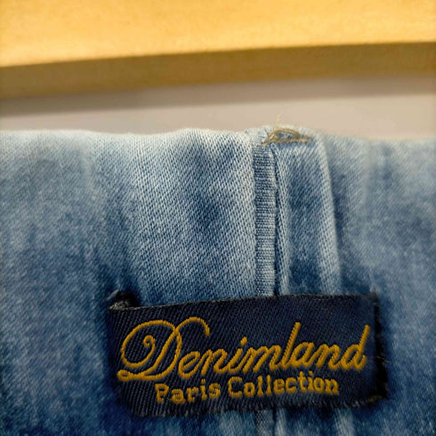 DENIMLAND 90S ワッペン スキニーデニムパンツ レディース JPN:L
