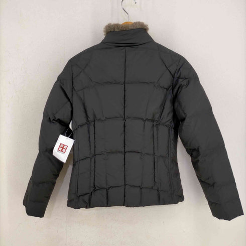 エディーバウアー Eddie Bauer ダウンジャケット スタンドカラー ジップアップ ファー レディース import:S