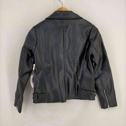 ドゥ クラッセ Do CLASSE ライダース ジャケット フェイクレザー レディース JPN:9号