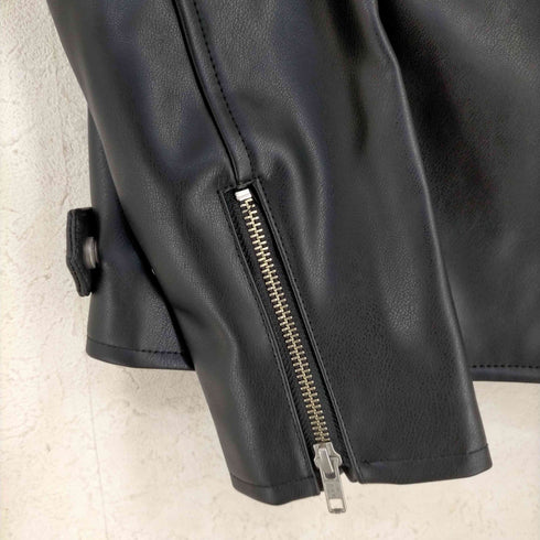 ドゥ クラッセ Do CLASSE ライダース ジャケット フェイクレザー レディース JPN:9号