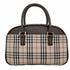 バーバリー BURBERRY ロゴ刻印 ノバチェック ミニボストンバッグ レディース
