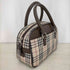 バーバリー BURBERRY ロゴ刻印 ノバチェック ミニボストンバッグ レディース
