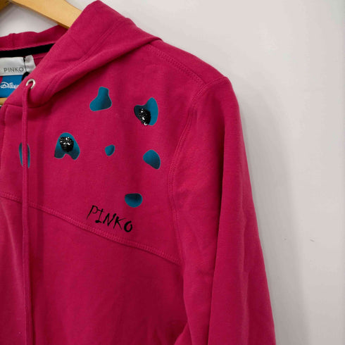 ピンコ PINKO キャラクタープリント ジップアップパーカー レディース JPN:L