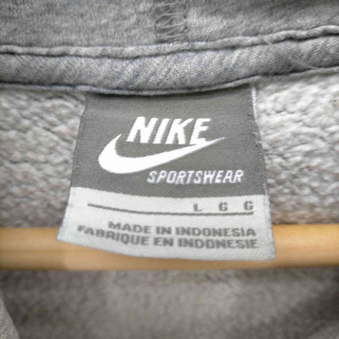 ナイキ NIKE 00S グレータグ ロゴ刺繍 プルオーバーパーカー メンズ import:L