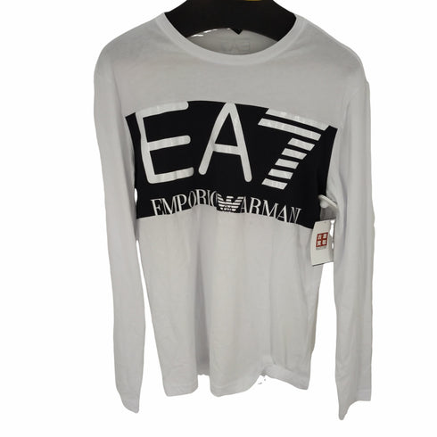 エンポリオアルマーニイーエーセブン EMPORIO ARMANI EA7 クルーネックTシャツ LOGO SERIES メンズ JPN:M