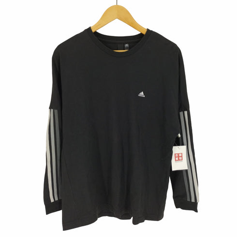 アディダスオリジナルス adidas Originals 3 STRIPES LS TEE トレフォイルロゴ刺繍 L/S Tシャツ メンズ JPN:M