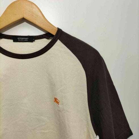 バーバリーブラックレーベル BURBERRY BLACK LABEL ラグランスリーブ背面プリントTシャツ メンズ 3