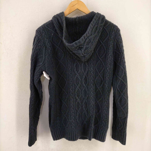 バーバリーブラックレーベル BURBERRY BLACK LABEL ダッフルコート ショート丈 ダッフルカーディガン ニット メンズ JPN:2