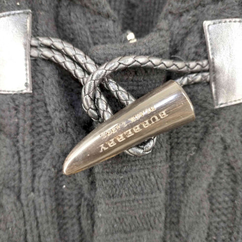 バーバリーブラックレーベル BURBERRY BLACK LABEL ダッフルコート ショート丈 ダッフルカーディガン ニット メンズ JPN:2