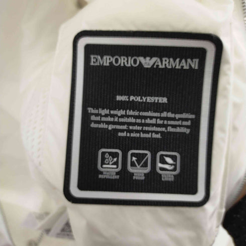 エンポリオアルマーニ EMPORIO ARMANI ロゴ刺繍ジップアップブルゾン メンズ 40