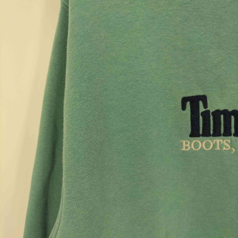 ティンバーランド Timberland ビッグロゴ刺繍 クルーネックスウェット メンズ import:M