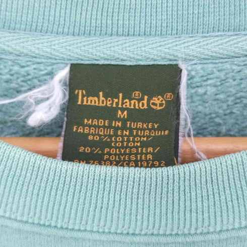 ティンバーランド Timberland ビッグロゴ刺繍 クルーネックスウェット メンズ import:M