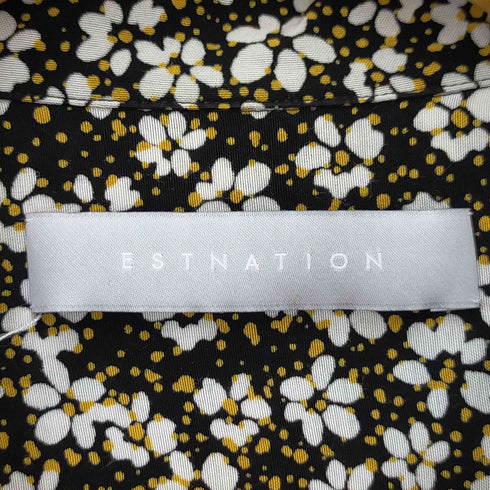 エストネーション ESTNATION フラワープリントオープンカラーシャツ メンズ JPN:S