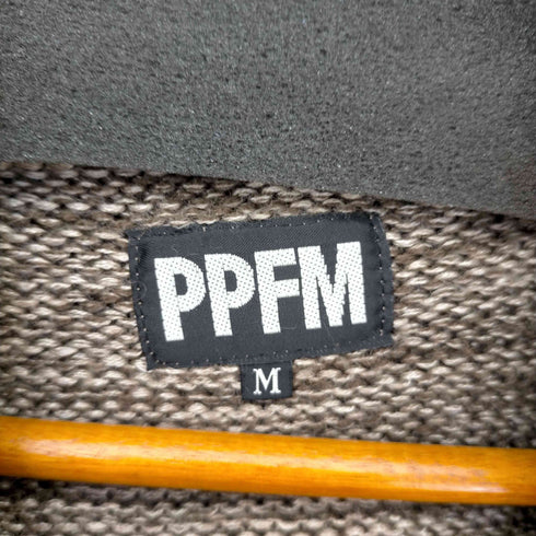 ピーピーエフエム PPFM ダブルジップ ニットカーディガン メンズ JPN:M