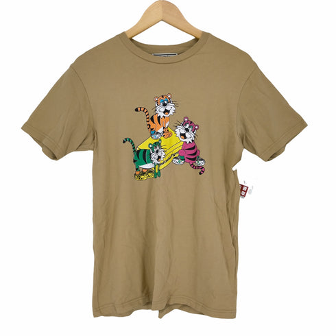 オニツカタイガー ONITSUKA TIGER タイガープリント半袖Tシャツ メンズ JPN:M