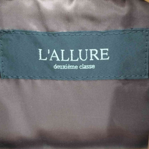 ラリュードゥーズィエムクラス LALLURE deuxieme classe ホースレザー ダブル ライダース ジャケット レディース JPN:38