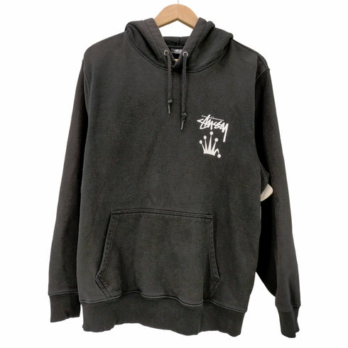 ステューシー Stussy 00S ショーンロゴ 中折れ クラウン プルオーバーパーカー メンズ import:M