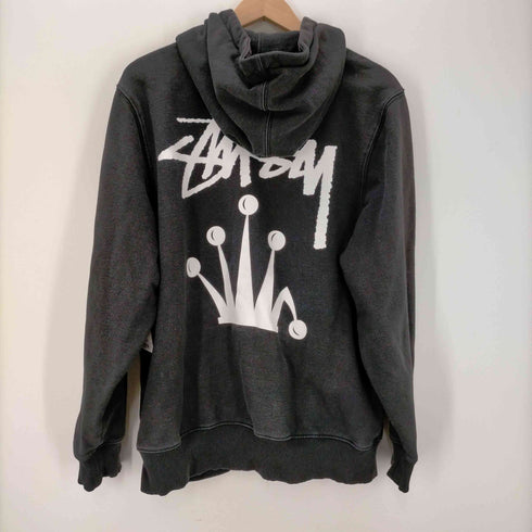 ステューシー Stussy 00S ショーンロゴ 中折れ クラウン プルオーバーパーカー メンズ import:M