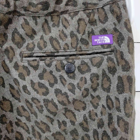 ノースフェイスパープルレーベル THE NORTH FACE PURPLE LABEL ウィービングベルトレオパードパンツ メンズ 32