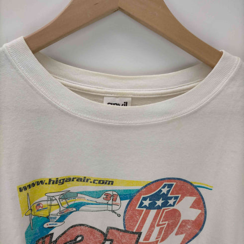 アンビル Anvil 00s 両面プリントTシャツ メンズ import:L