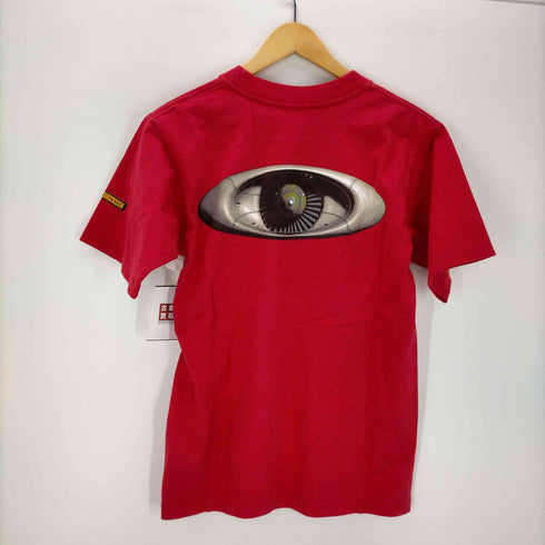 オークリー OAKLEY 00S USA製 ギザロゴ 両面プリント クルーネックTシャツ メンズ import:S