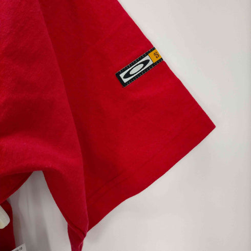 オークリー OAKLEY 00S USA製 ギザロゴ 両面プリント クルーネックTシャツ メンズ import:S