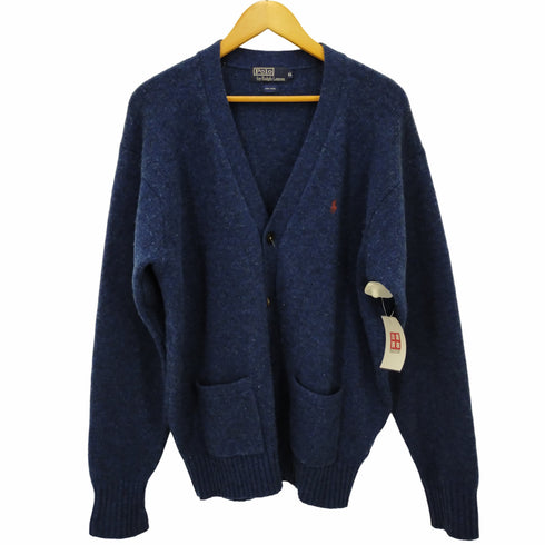 ポロバイラルフローレン Polo by RALPH LAUREN ポニー刺繍ウールカーディガン メンズ LL
