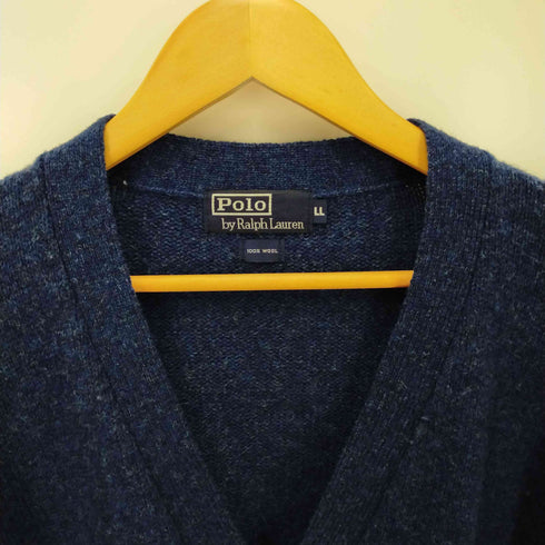 ポロバイラルフローレン Polo by RALPH LAUREN ポニー刺繍ウールカーディガン メンズ LL