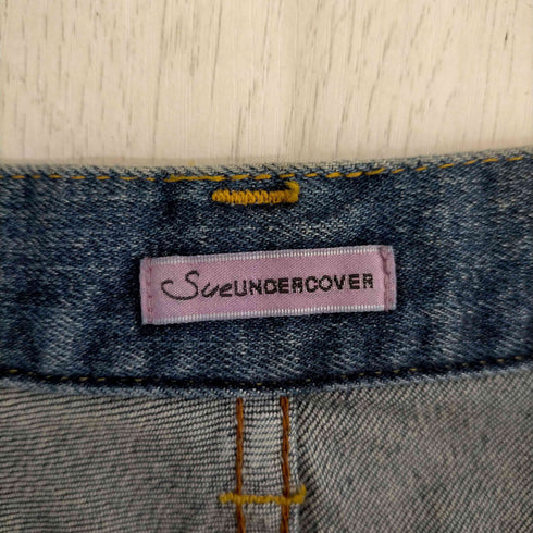 スーアンダーカバー Sue UNDERCOVER デニム切替 プリーツスカート レディース JPN:2