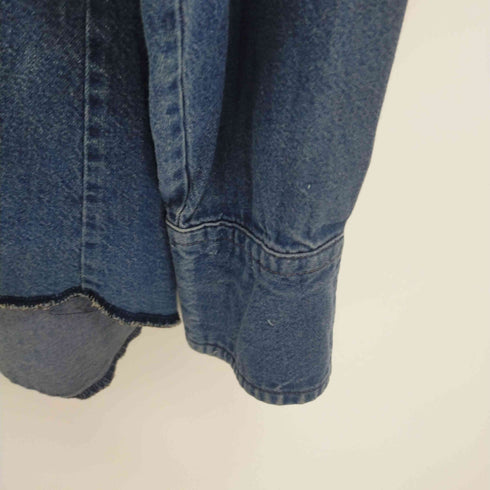 ラングラー Wrangler ウエスタンデニムシャツ ダメージ クラッシュ メンズ