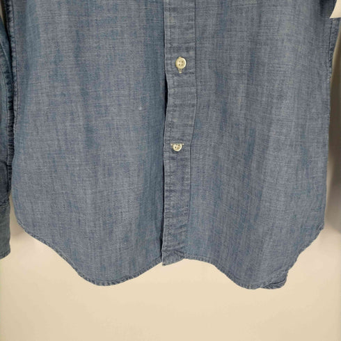 ポロラルフローレン POLO RALPH LAUREN ポニー刺繍 シャンブレーシャツ レディース 2