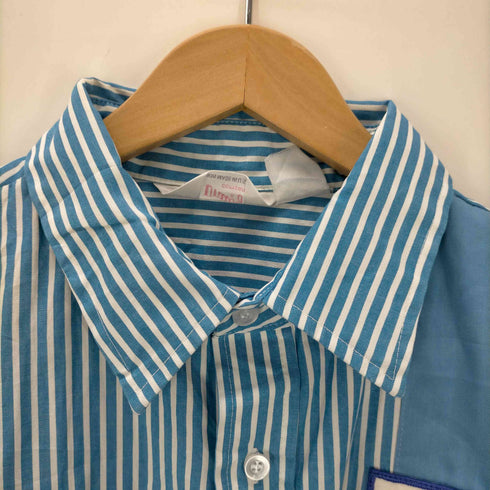 ユニトグ Unitog USA製 ストライプ ワークシャツ メンズ import:XL