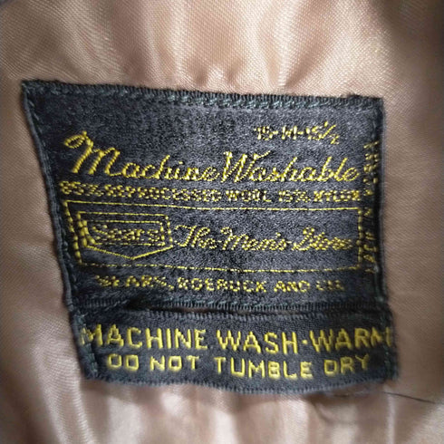 シアーズ Sears 70s 80s フラップポケット開襟チェックネルシャツ ボックスシャツ メンズ JPN:M